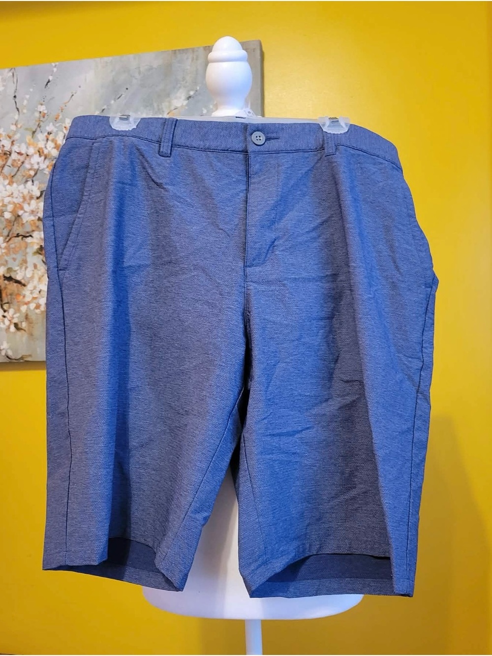 adidas Men's Blue Golf Shorts